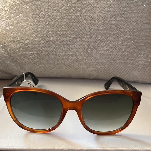 Gucci Havana Brown Sunglasses NWT - Picture 3 of 7